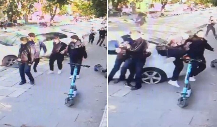 Üsküdar'da yayaların arasına dalan aracın sürücüsü gözaltına alındı