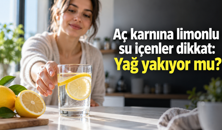 Aç karnına limonlu su içenler dikkat: Yağ yakıyor mu?