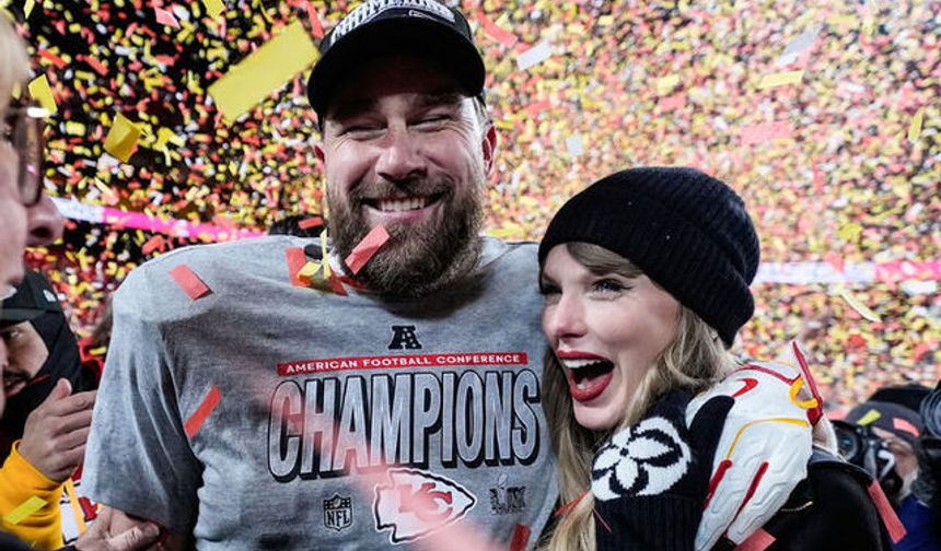 Taylor Swift tribünde coştu: Bu benim kocam!