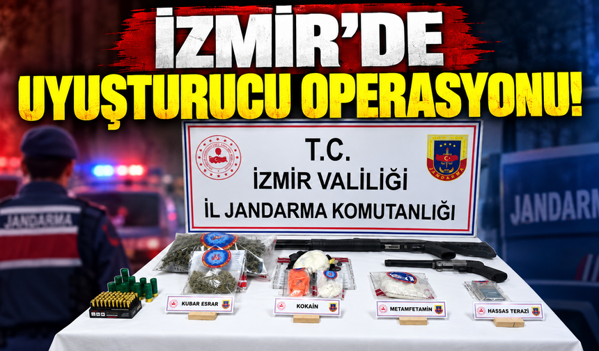 İzmir'de uyuşturucu operasyonu! 1 kilo kokain ele geçirildi