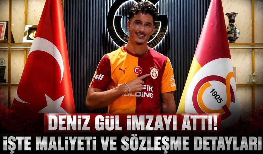 Galatasaray, Deniz Gül'ün maliyetini açıkladı! Bonservis ve maaşı belli oldu