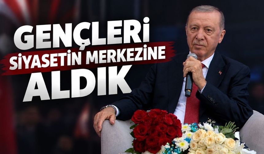 Cumhurbaşkanı Erdoğan Samsun'da gençlerle buluştu!