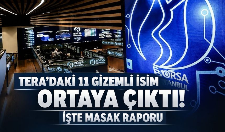Tera'daki 11 gizemli isim ortaya çıktı! İşte MASAK raporu