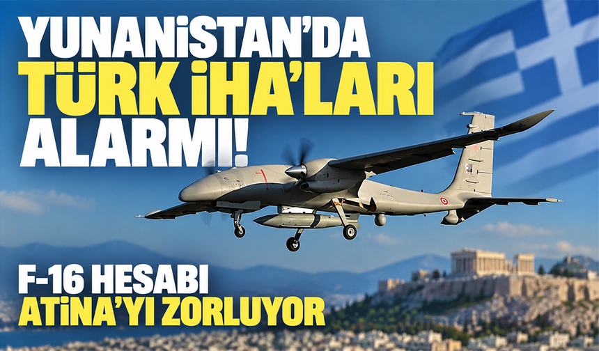 Yunanistan’da Türk İHA’ları alarmı! F-16 hesabı Atina’yı zorluyor