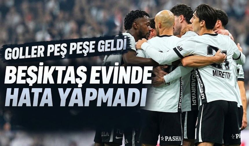 Beşiktaş: 2 - Kocaelispor: 1 | MAÇ SONUCU, ÖZETİ ve GOLLERİ