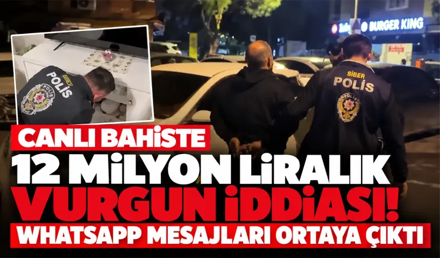 Canlı bahiste 12 milyon liralık vurgun iddiası! WhatsApp mesajları ortaya çıktı