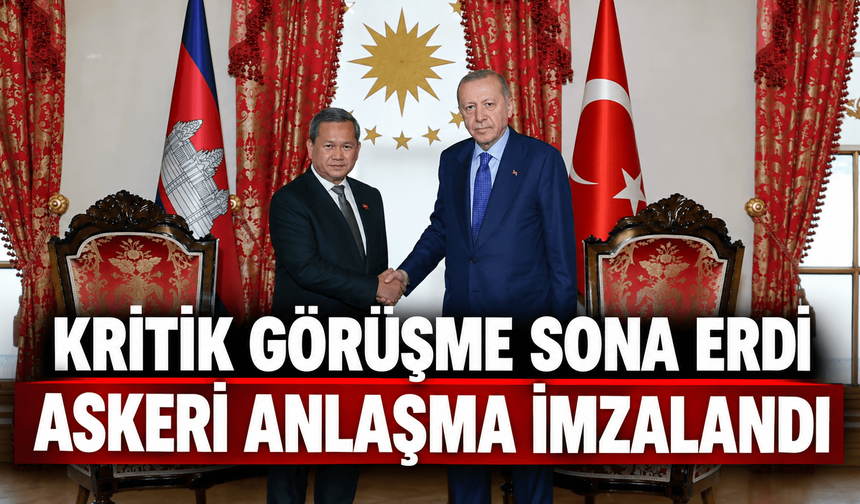Cumhurbaşkanı Erdoğan, Kamboçya Başbakanı ile görüştü: "Savunma sanayii alanında iş birliğimizi güçlendireceğiz"
