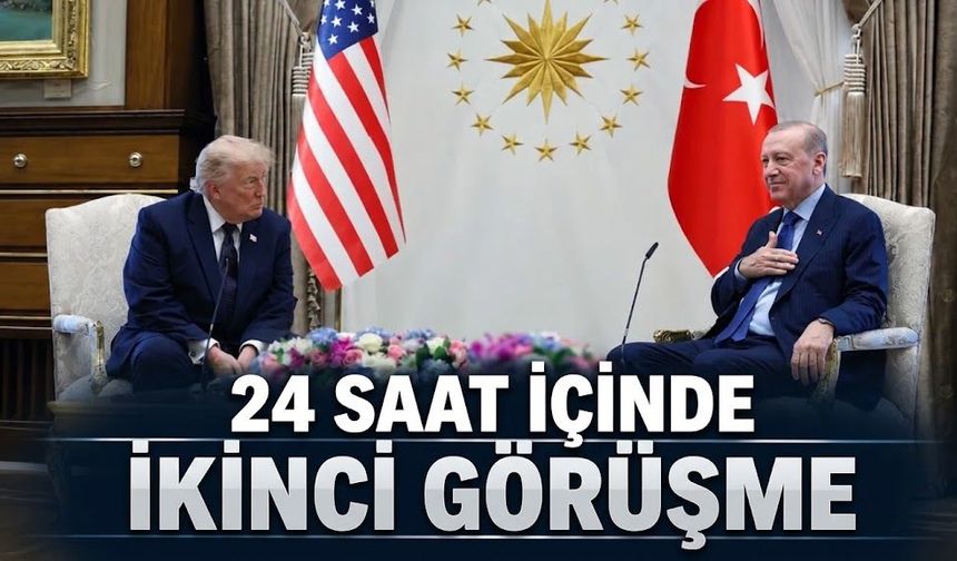 Cumhurbaşkanı Erdoğan, ABD Başkanı Trump ile görüştü