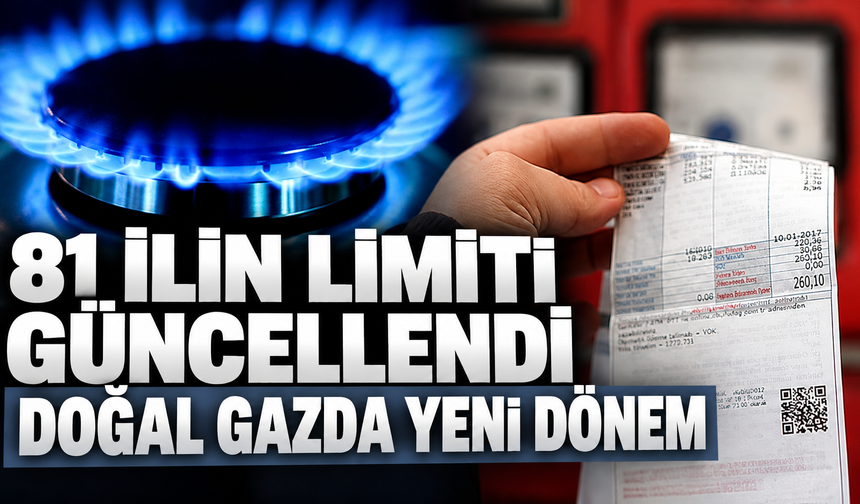 Doğal gaz kullananlar dikkat! BOTAŞ, 81 ilde Kasım ve Aralık aylarının tüketim limitlerini güncelledi