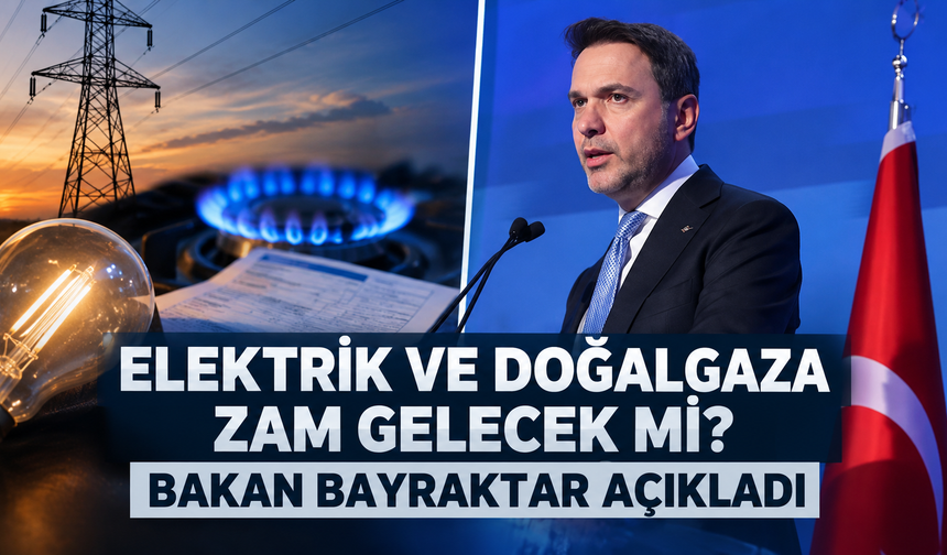 Elektrik ve doğal gaza zam gelecek mi? Bakan Bayraktar canlı yayında açıkladı