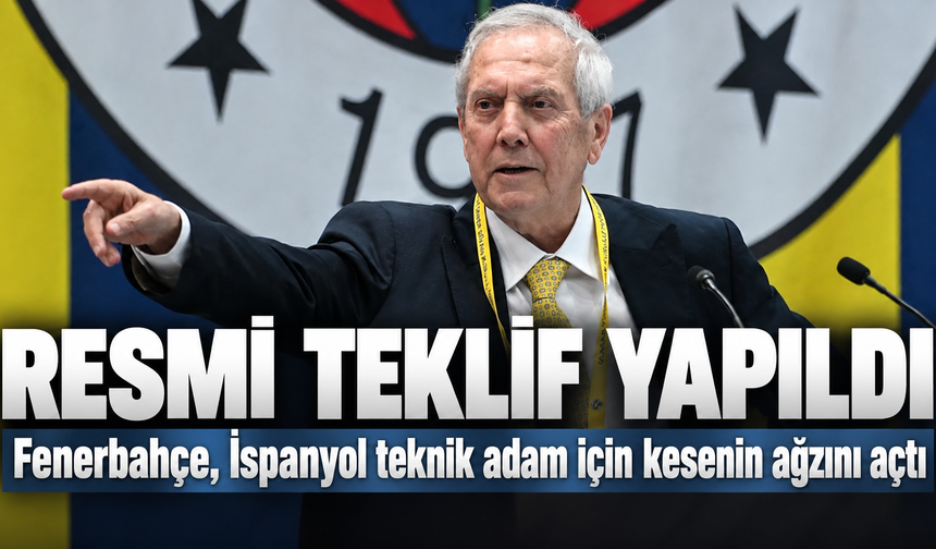 Fenerbahçe, İspanyol teknik adam için kesenin ağzını açtı! Resmi teklif yapıldı