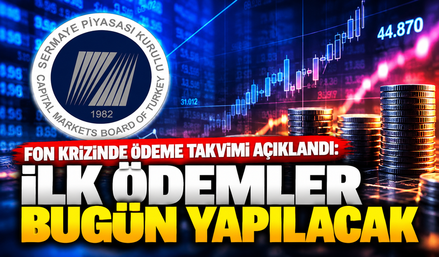 Fon krizinde ödeme takvimi açıklandı: İlk ödemeler bugün yapılacak