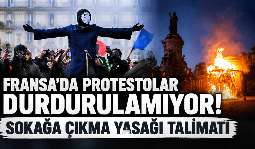 Fransa'da hükümet kısmi sokağa çıkma yasağı ilan etti