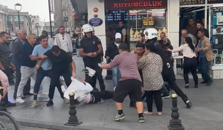 İki aile arasında kavga! Sokak savaş alanına döndü