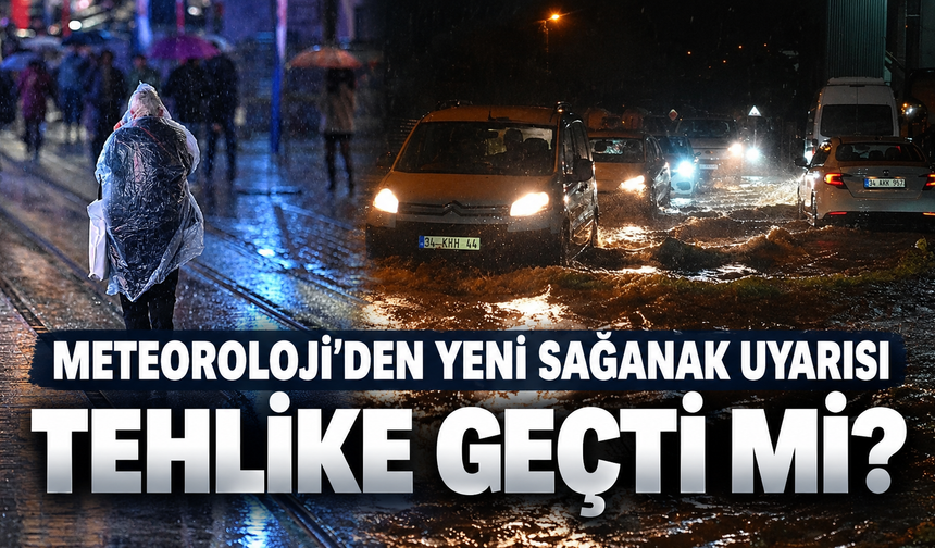 İstanbul için yeni sağanak uyarısı: Meteoroloji tahmin haritasını paylaştı