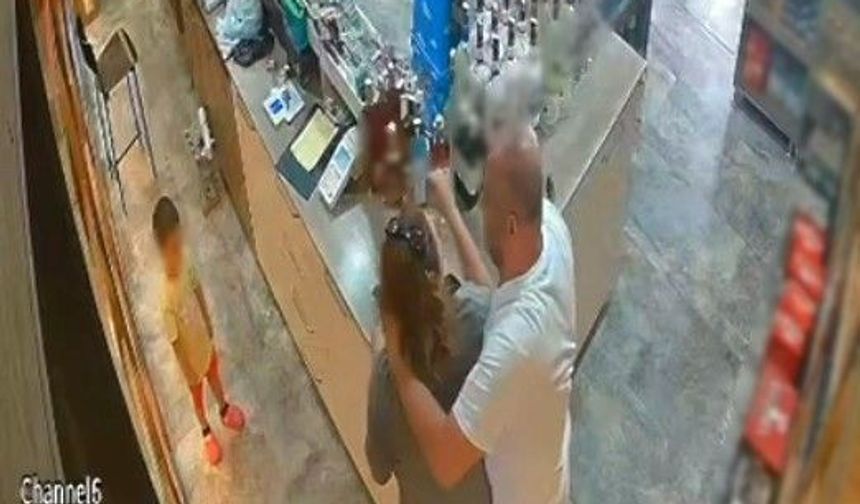 İzmir’de boşanmak isteyen eşini çocuğunun önünde darbetti!