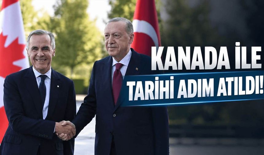 Cumhurbaşkanı Erdoğan açıkladı: "Kanada ile ilişkilerimizi stratejik ortaklık düzeyine yükselttik"