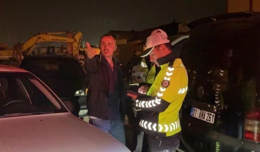 Kayseri’de alkollü sürücü dehşeti! Polise direndi, kameraya saldırdı