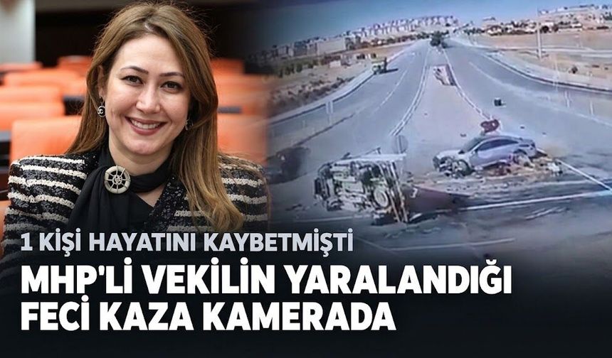 MHP'li vekil de yaralandığı feci kazanın görüntüleri ortaya çıktı!