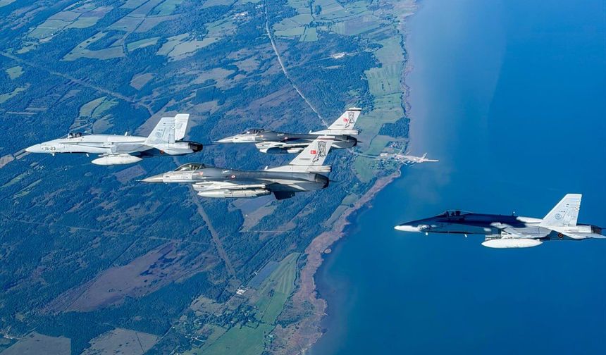 NATO görevindeki Türk F-16'larına Estonya'dan dikkat çeken mesaj