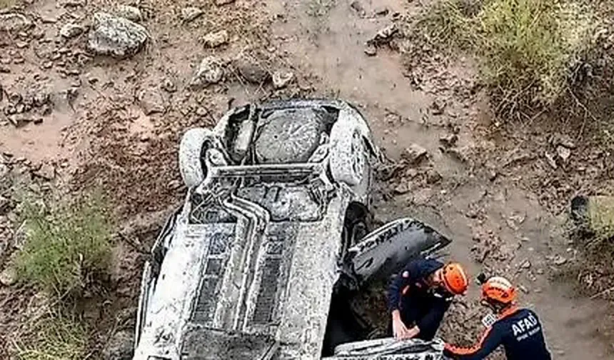 Siirt’te otomobil ters döndü! Biri bebek 3 kişi yaralandı