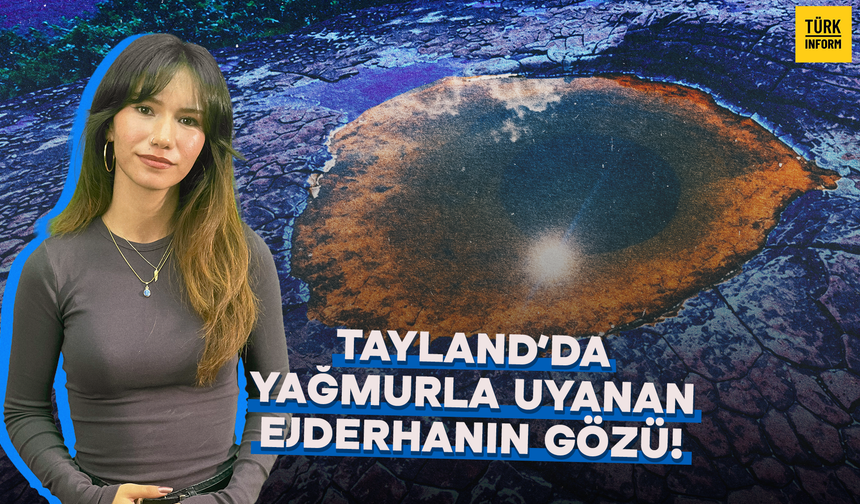 Yağmur Yağdığında Ortaya Çıkıyor! 70 Milyon Yıllık Kayaların Arasındaki Dev Göz