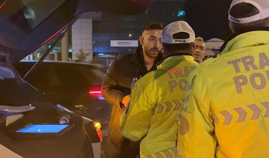 "Teşkilat mısınız" diyen alkollü sürücüye polisten anlamlı cevap