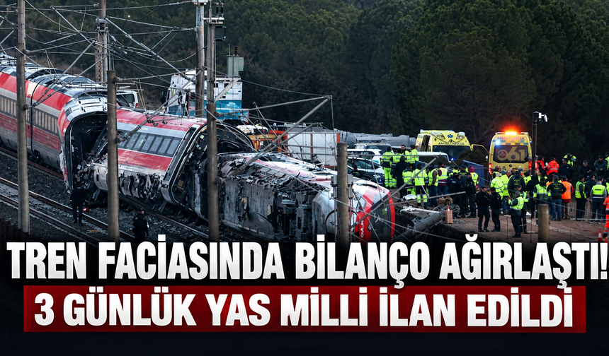 İspanya'da tren faciasında bilanço ağırlaştı! 3 günlük milli yas ilan edildi
