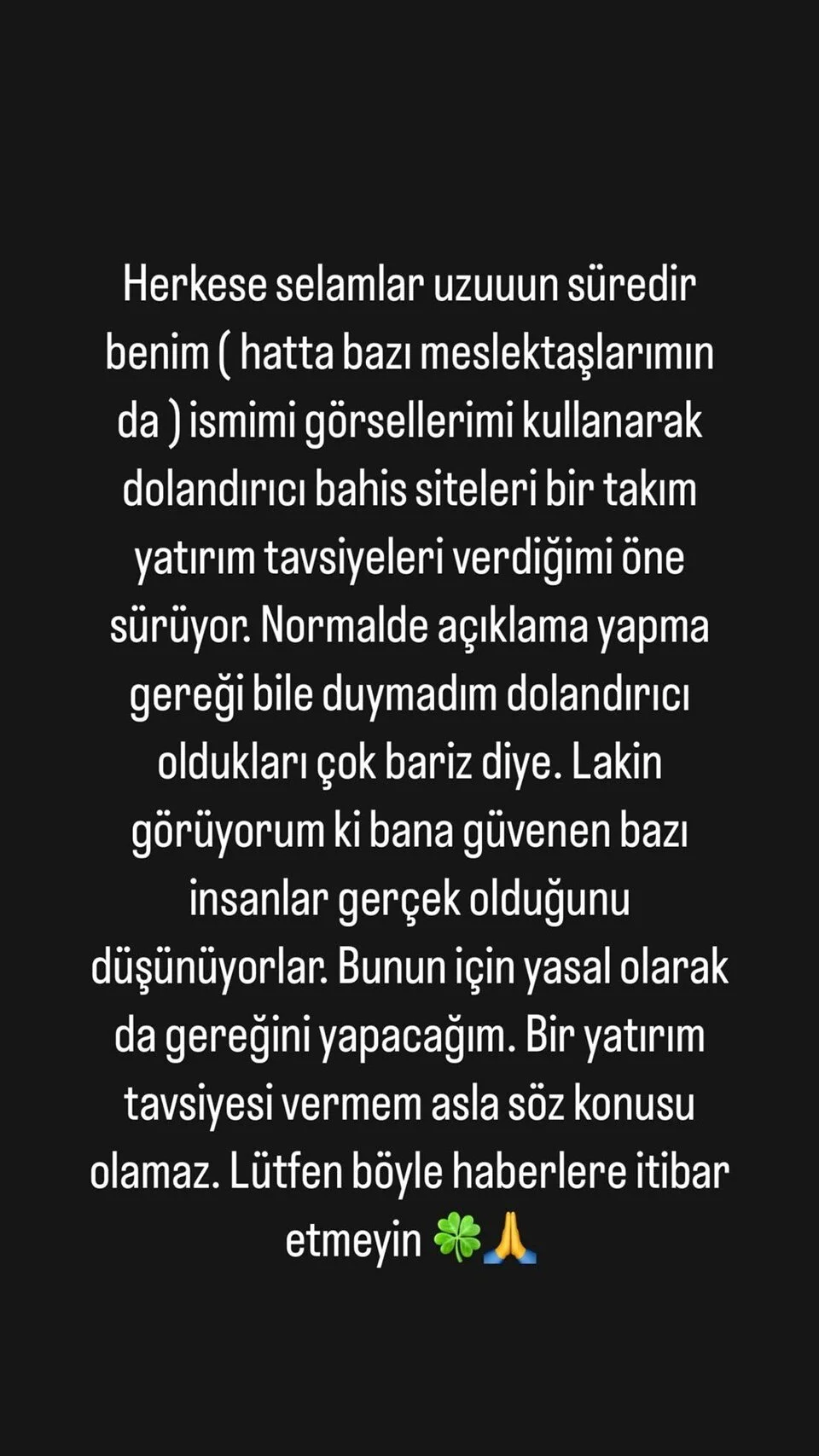 Burcu Biricik Dolandırıcılık