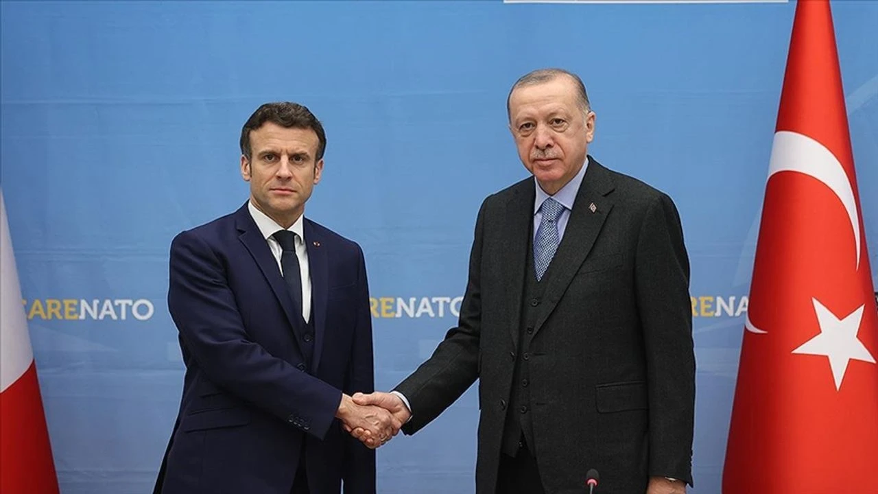 Cumhurbaşkanı Erdoğan Macron Ile Görüştü