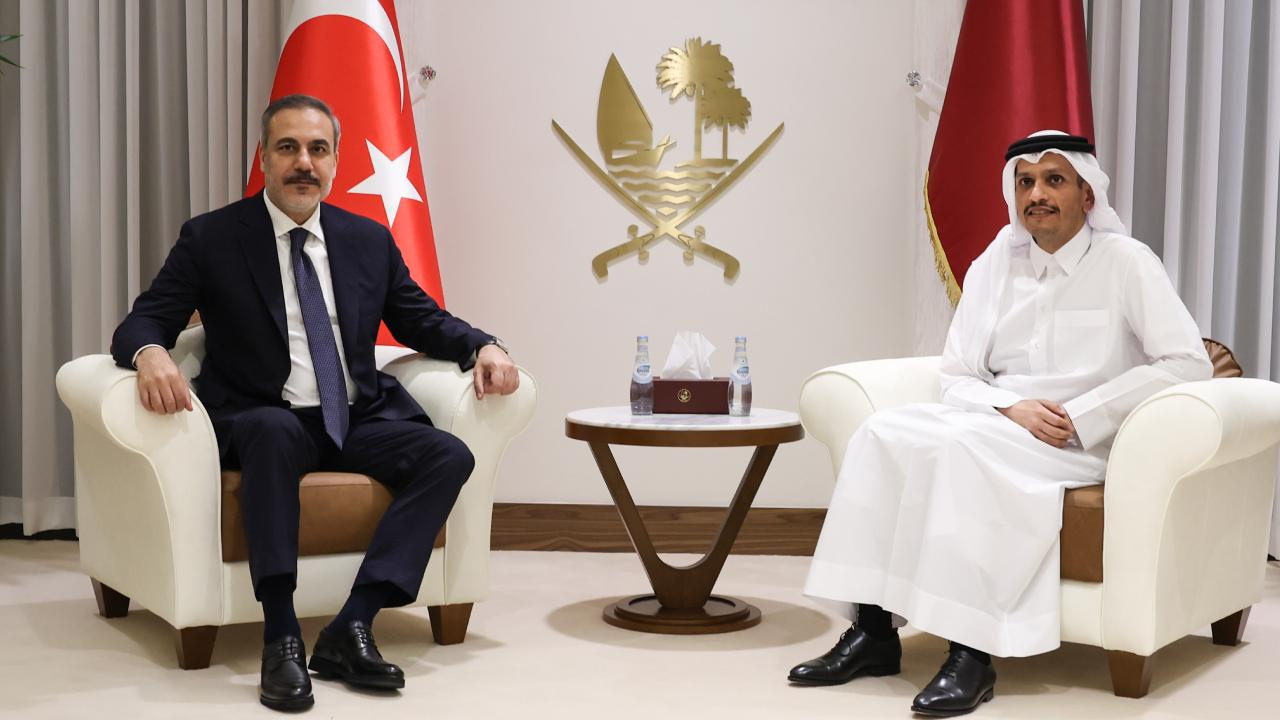 Bakan Fidan, Katar Başbakanı