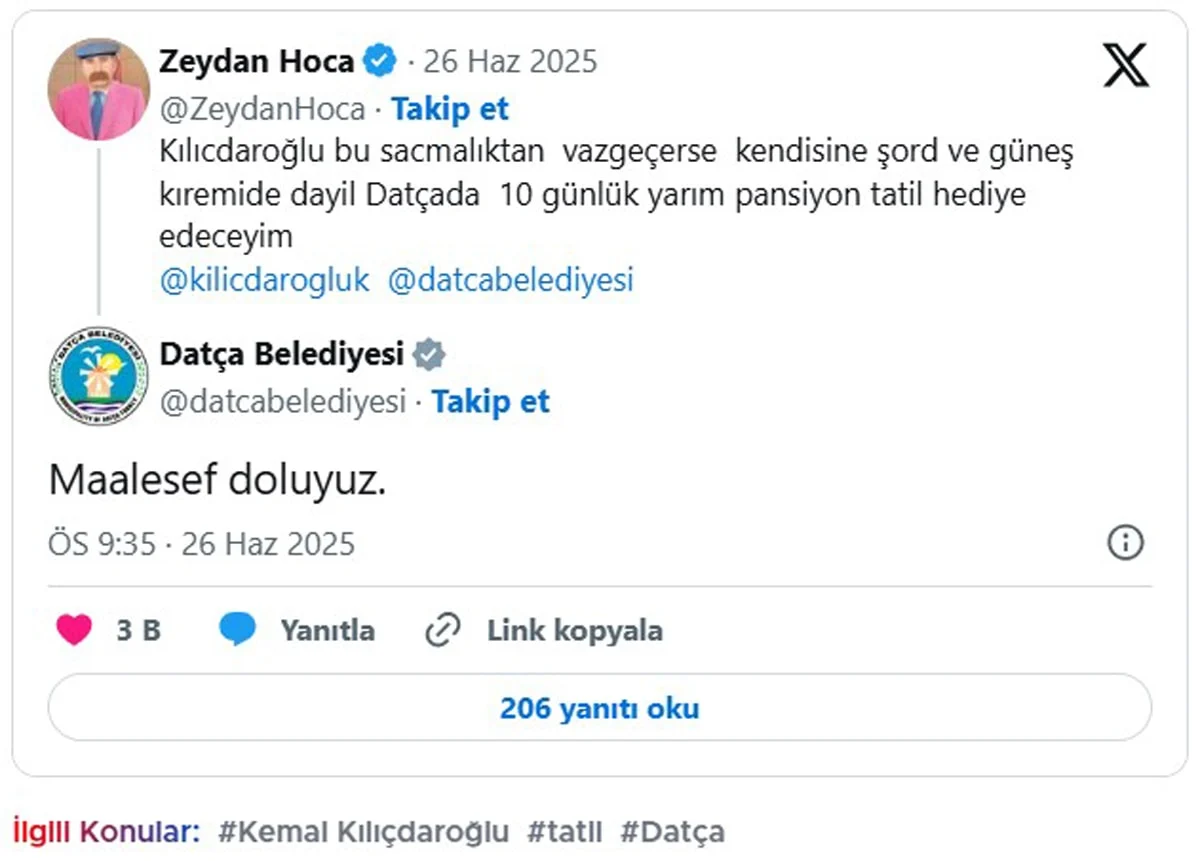 Datca Belediyesi Sosyal Medya-1