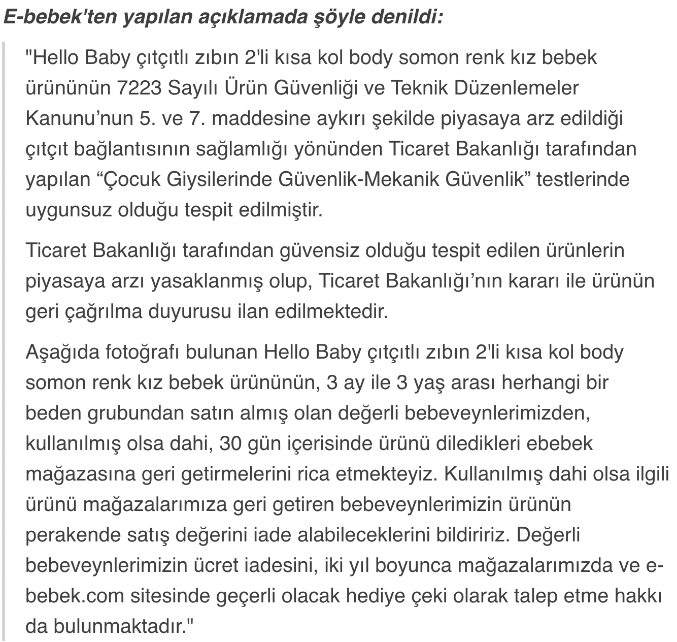 Ebebek Açıklama