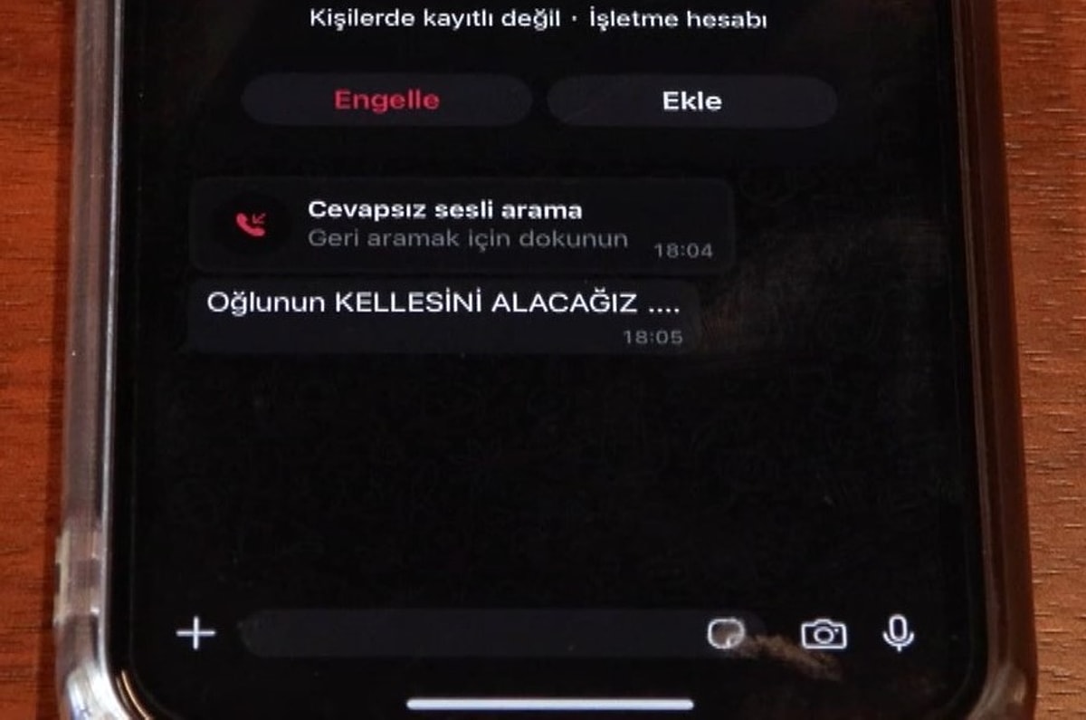 İbrahim Aktan Gelen Tehdit Mesajlarını