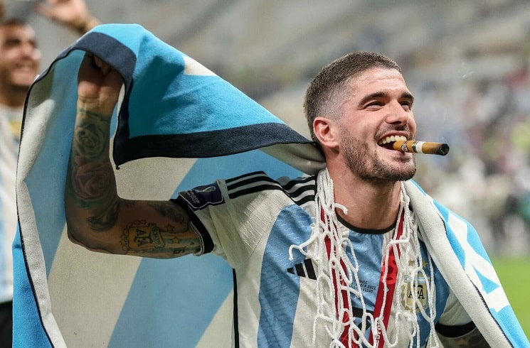 Rodrigo De Paul Celebration Argentina National Team World Cup