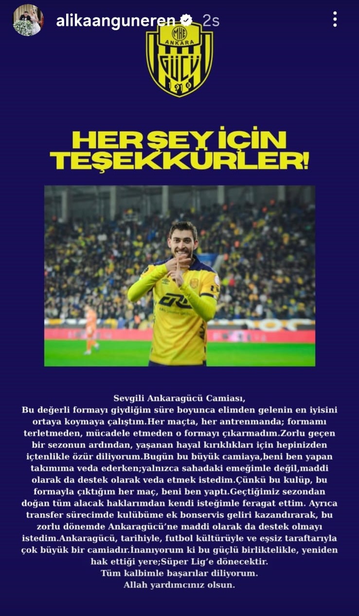 Ali Kaan Güneren Ankaragücü