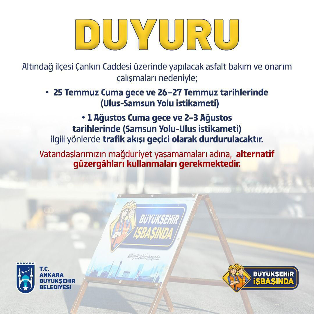Ankara Yol Çalışması