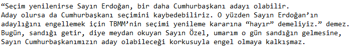 Bozdağ Açıklama