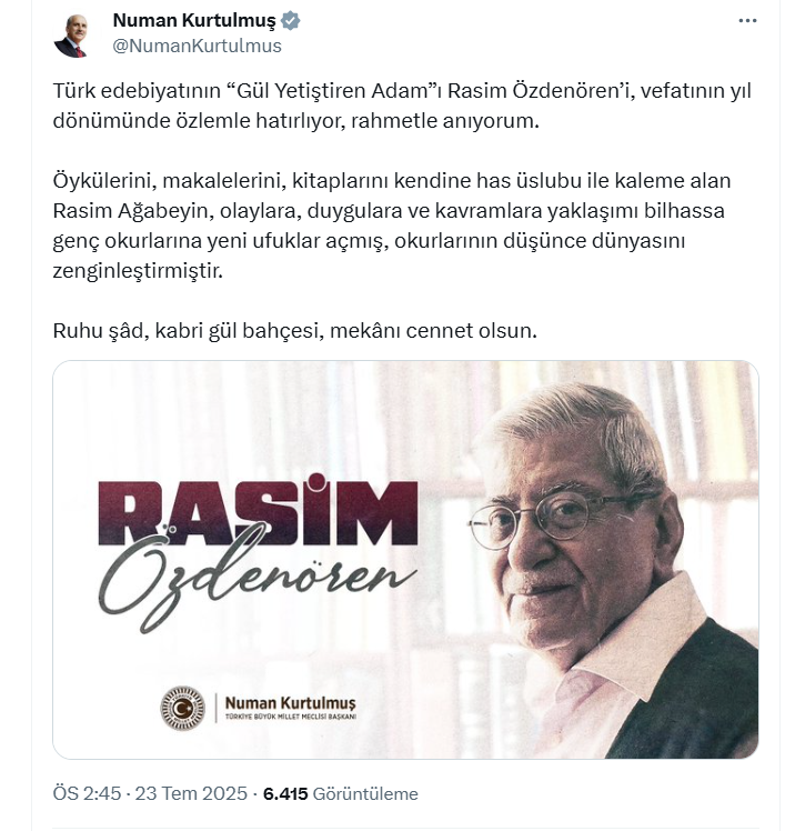 numan kurtulmuş x