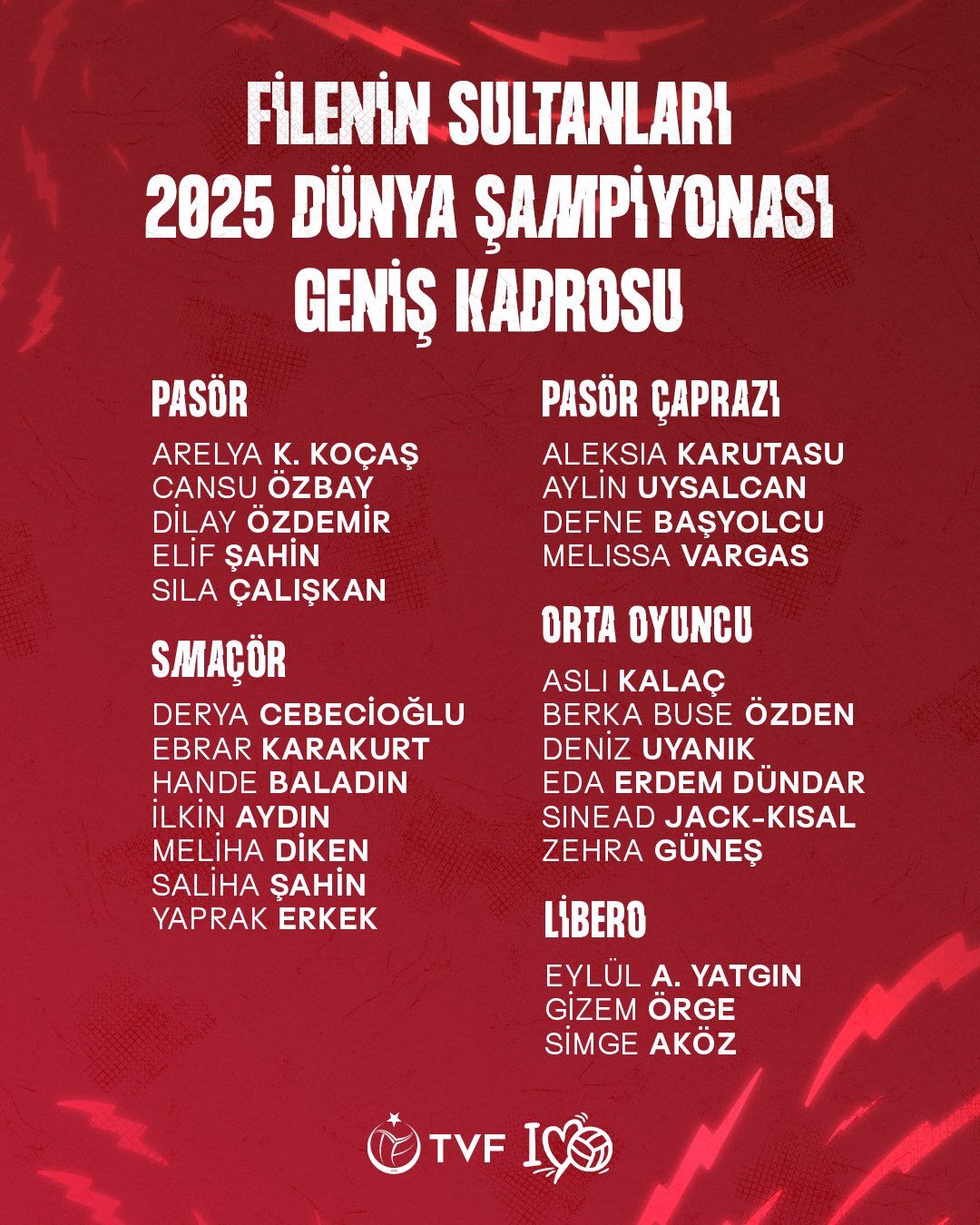 Filenin Sultanları Geniş Kadro