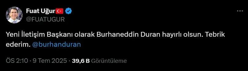 Fuat Uğur X