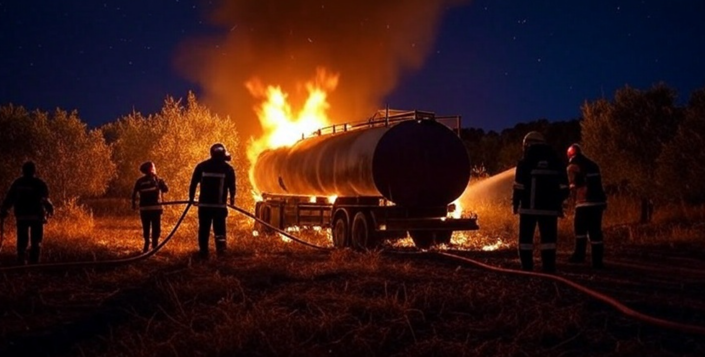 Mersin Süt Tanker Alev