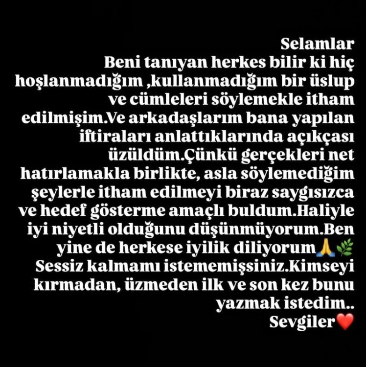 Mine Tugay Açıklama