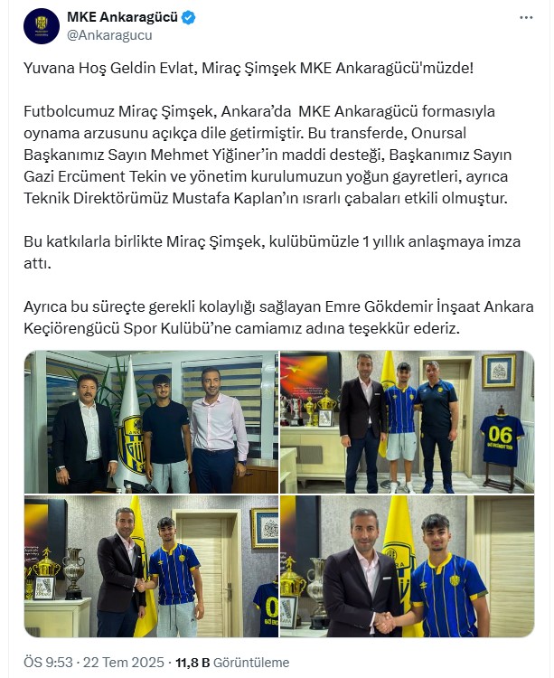 Miraç Şimşek Ankaragücü-2