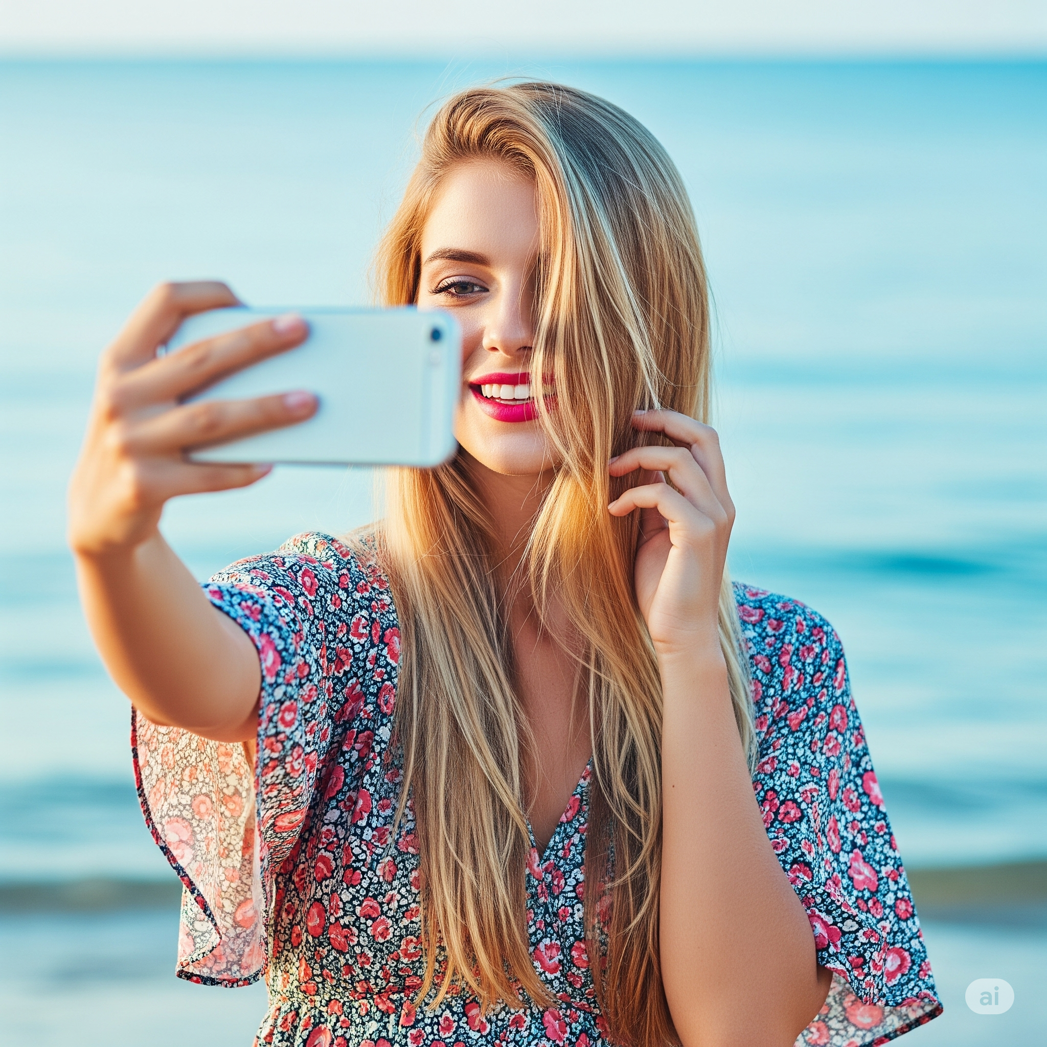 Selfie Çeken Kadın1