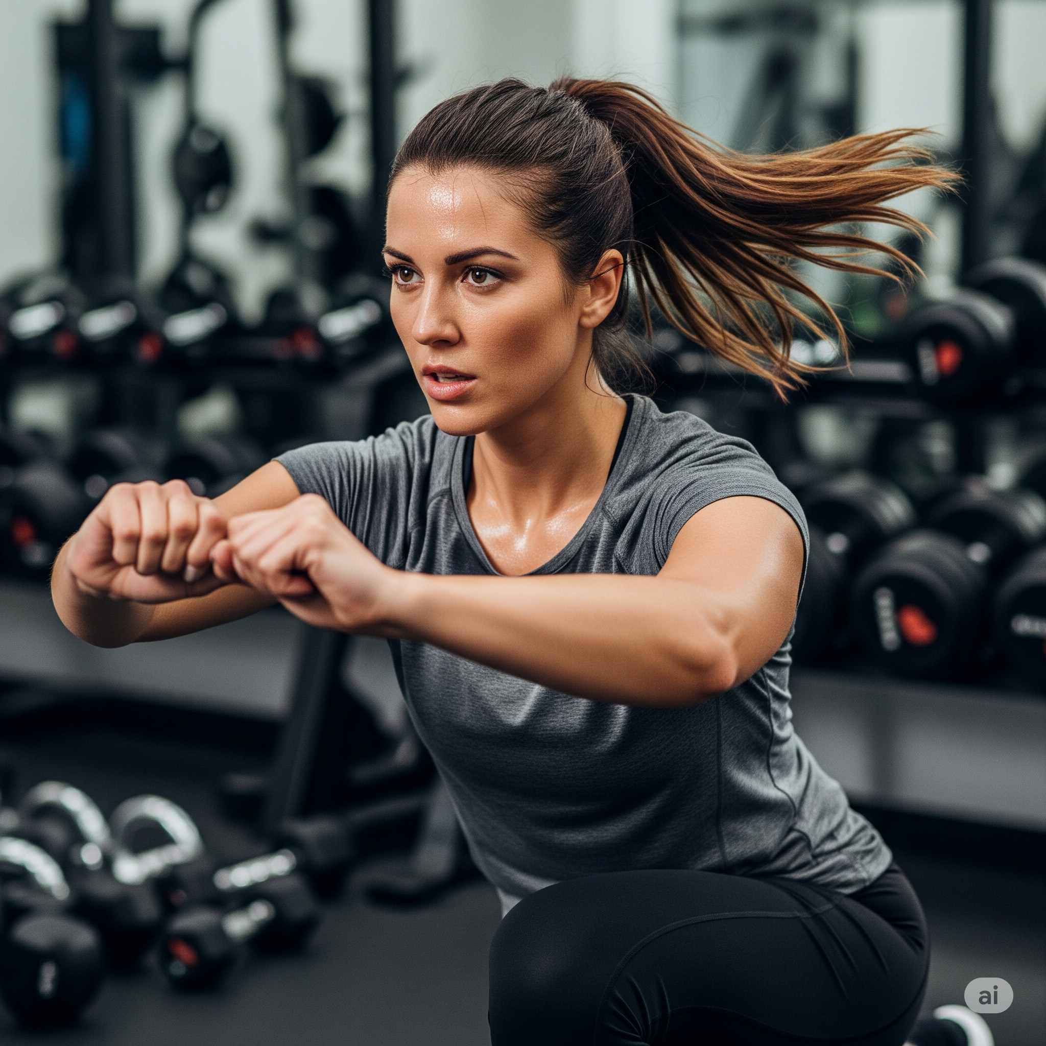 Spor Yapan Kilo Veren Kadın3