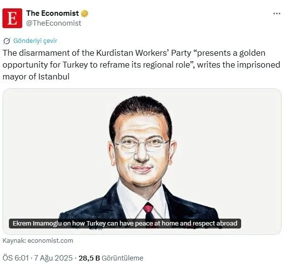 0X0 Ekrem Imamoglundan The Economistte Skandal Yazi Cezaevinden Turkiyeyi Ingilizlere Sikayet Etti 1754591062433
