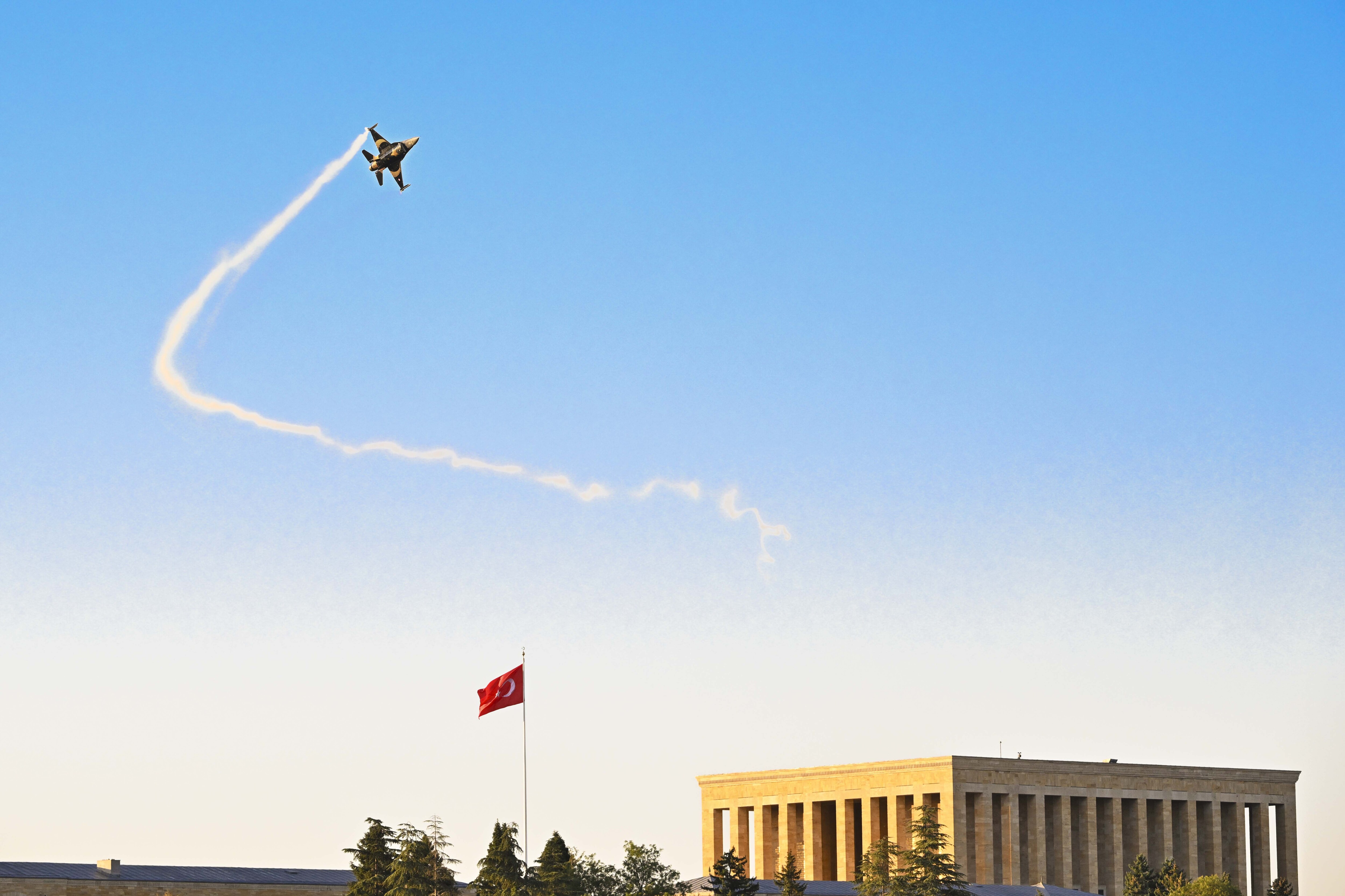 Başkent semalarında 30 Ağustos provası