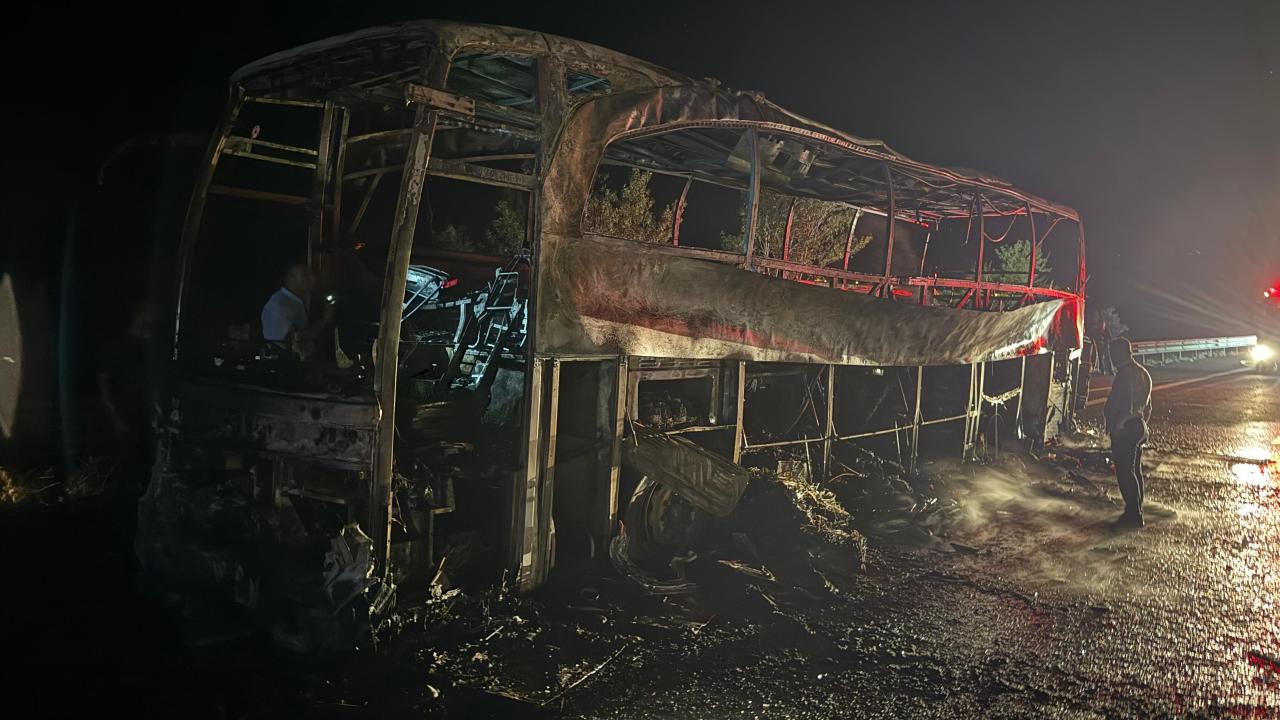 36 Yolcu Can Pazarında Ankara’da Otobüs Alev Aldı