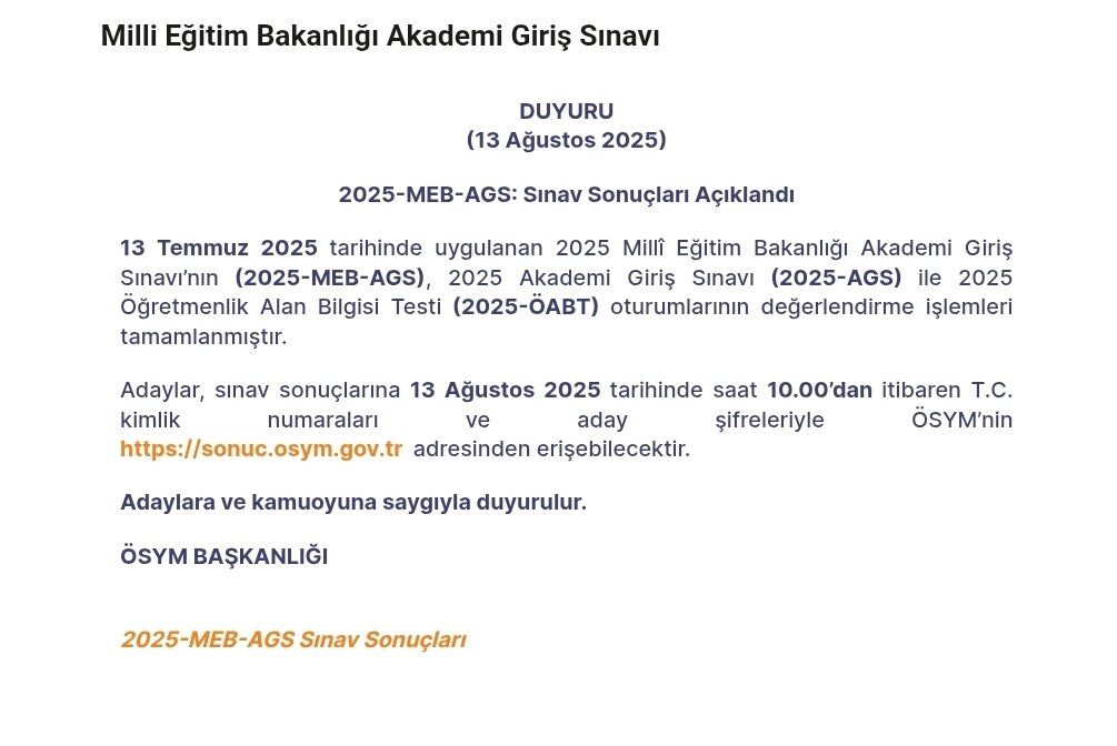 Ags Ve Öabt Sonuçları Açıklandı1